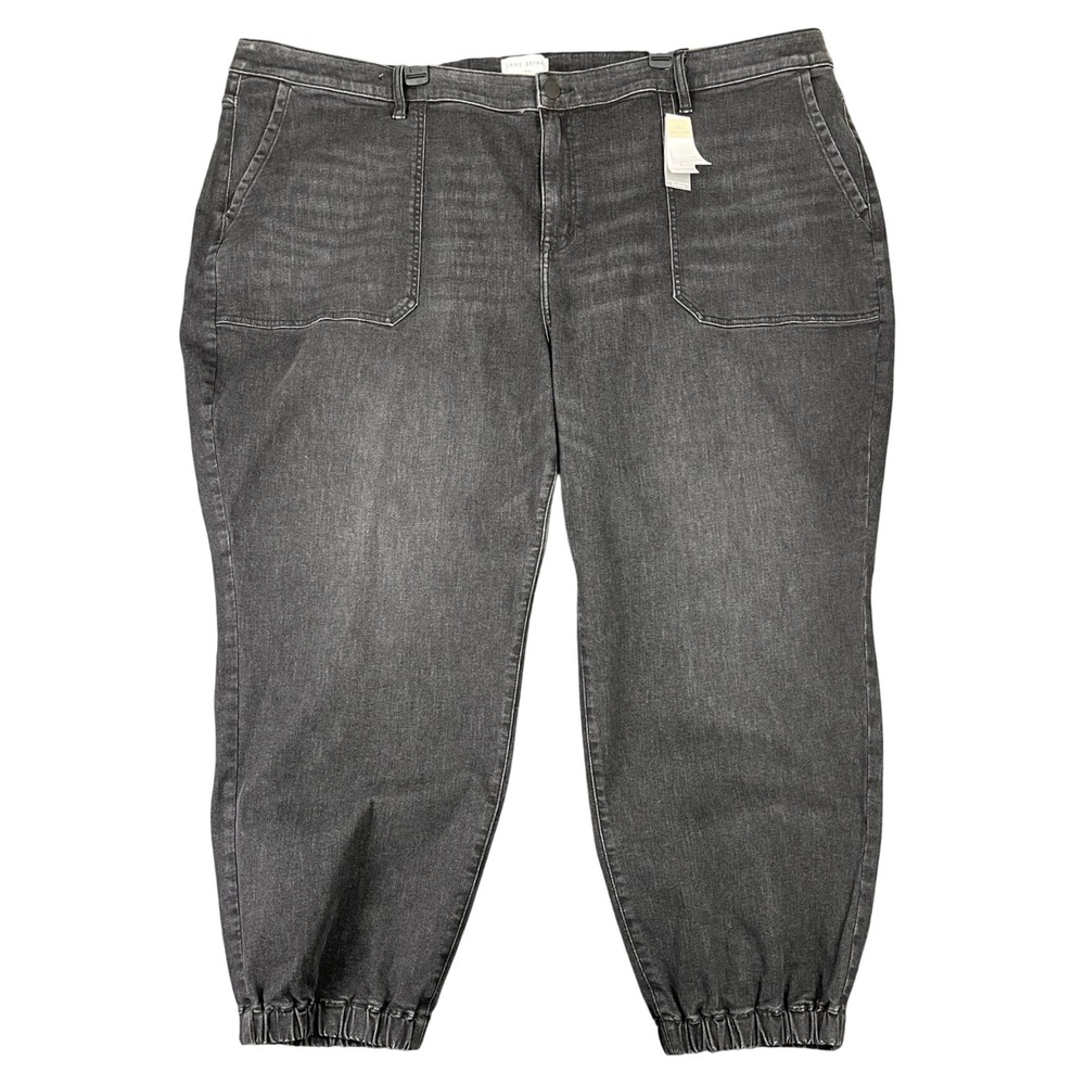 Lane Bryant Signature Fit Cozy Boyfriend Jogger Jeans Womens 30/32 Mid Rise